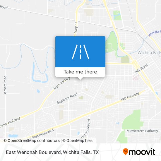 Mapa de East Wenonah Boulevard