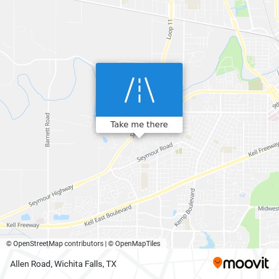 Allen Road map