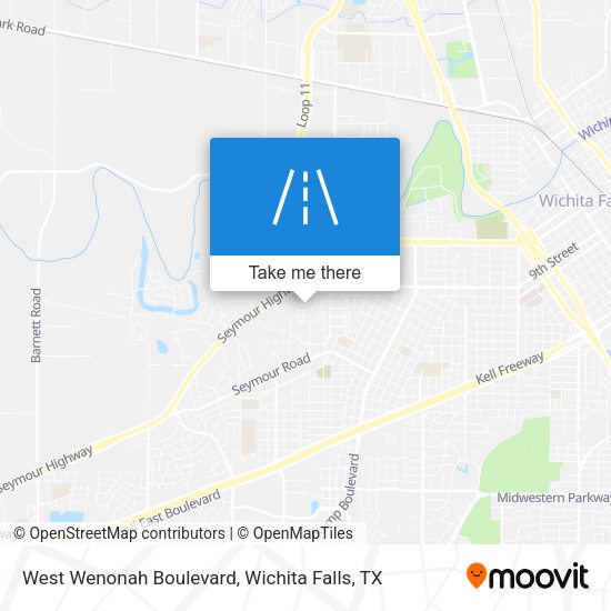 West Wenonah Boulevard map