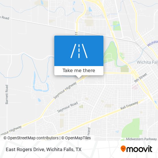 East Rogers Drive map