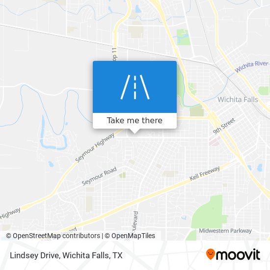 Lindsey Drive map