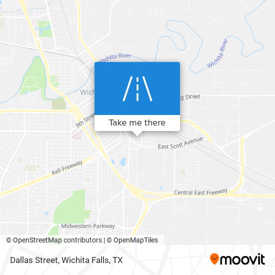 Mapa de Dallas Street