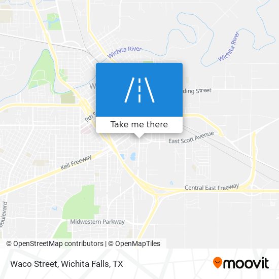 Mapa de Waco Street