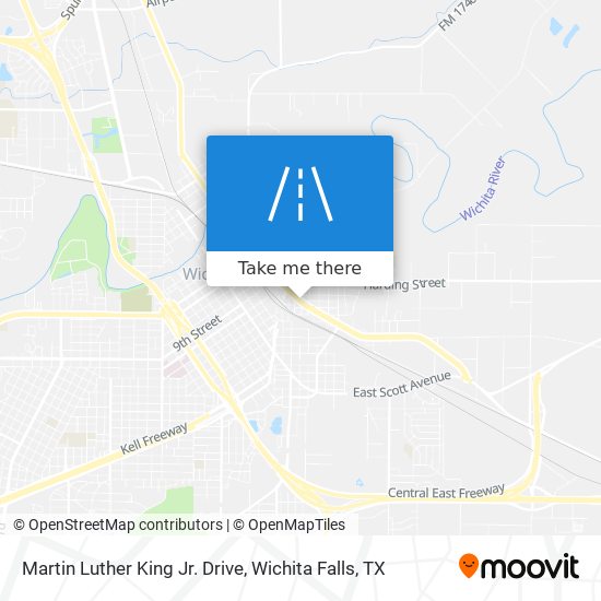 Mapa de Martin Luther King Jr. Drive