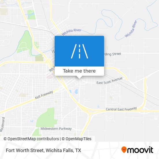 Fort Worth Street map