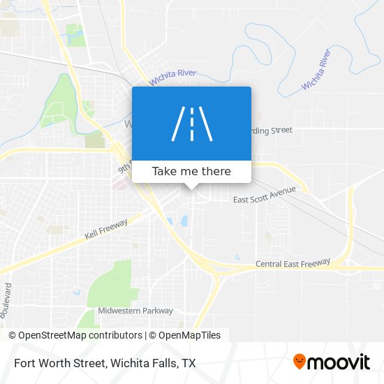 Mapa de Fort Worth Street