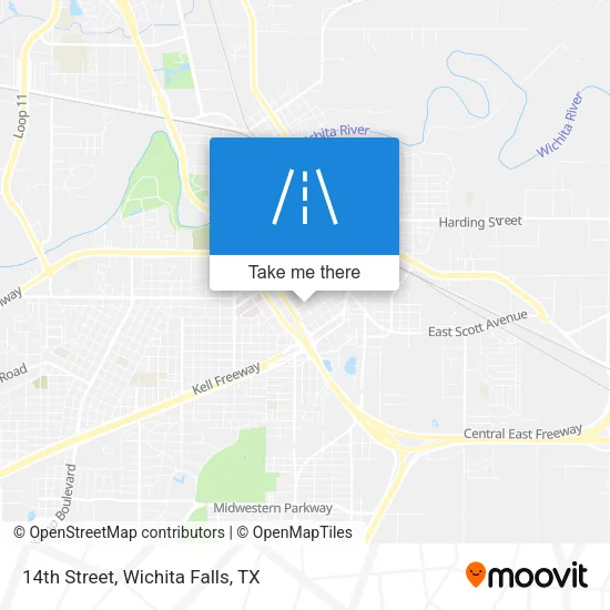 14th Street map