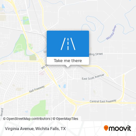 Virginia Avenue map