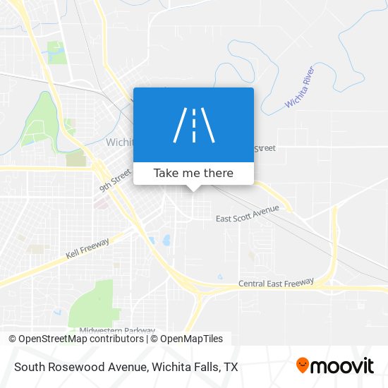 Mapa de South Rosewood Avenue