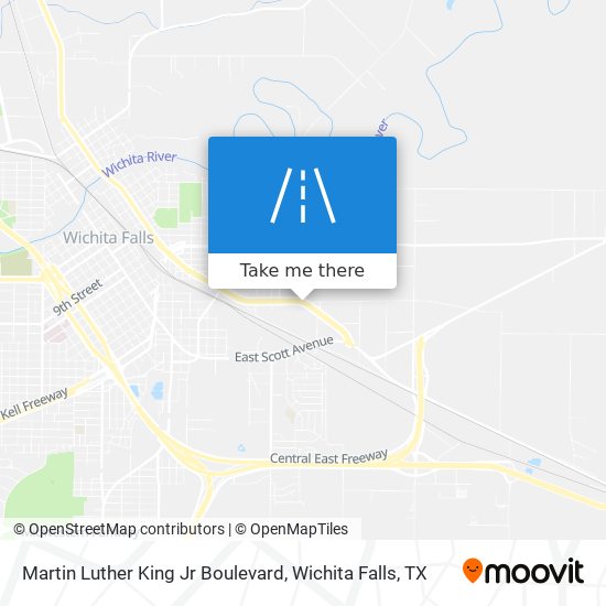 Martin Luther King Jr Boulevard map