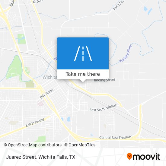 Juarez Street map