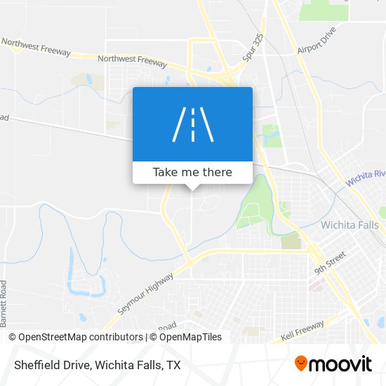 Sheffield Drive map