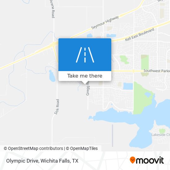 Olympic Drive map