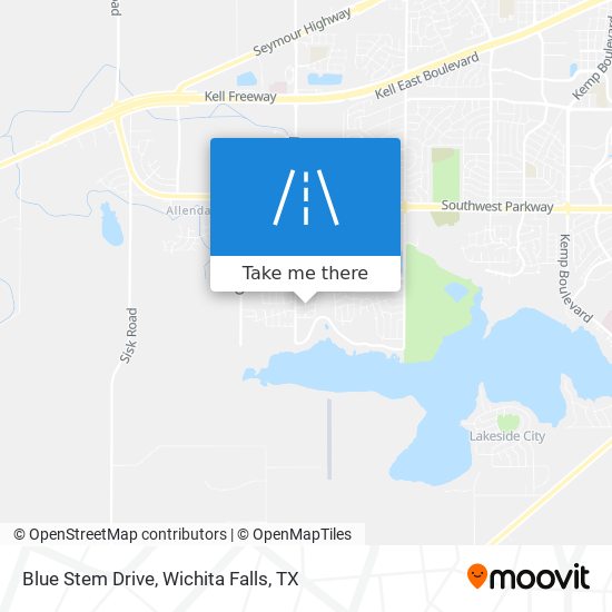 Blue Stem Drive map
