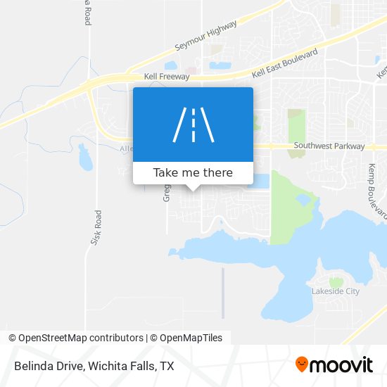 Belinda Drive map