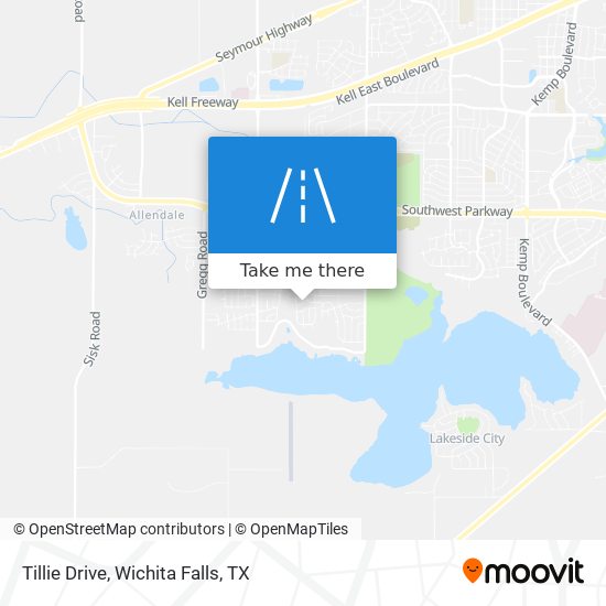 Tillie Drive map