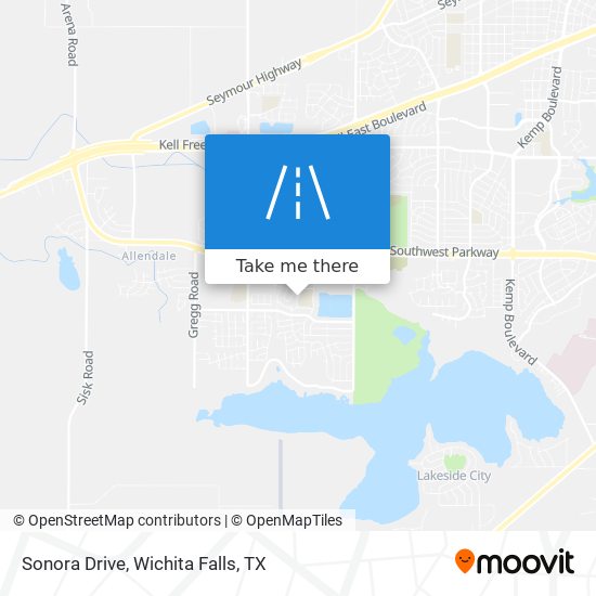 Sonora Drive map