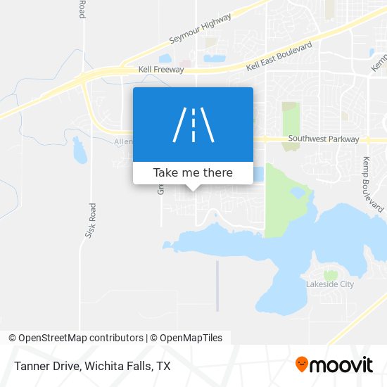 Tanner Drive map