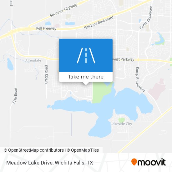 Mapa de Meadow Lake Drive