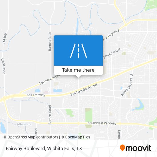 Fairway Boulevard map
