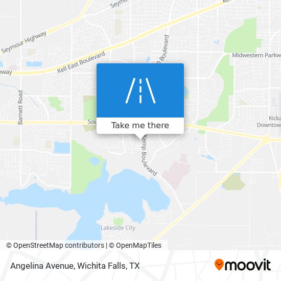Mapa de Angelina Avenue