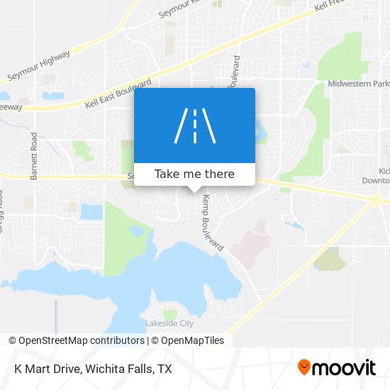 K Mart Drive map