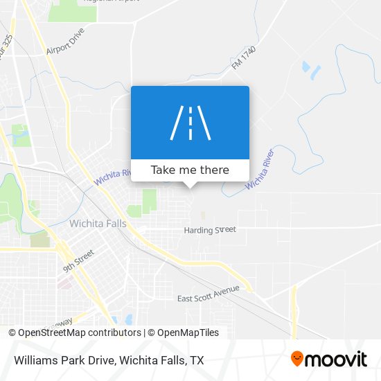 Williams Park Drive map