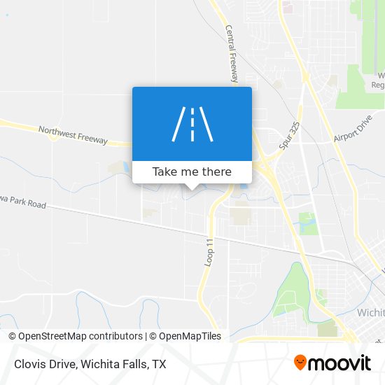 Clovis Drive map