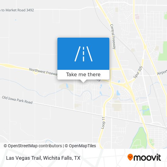 Las Vegas Trail map