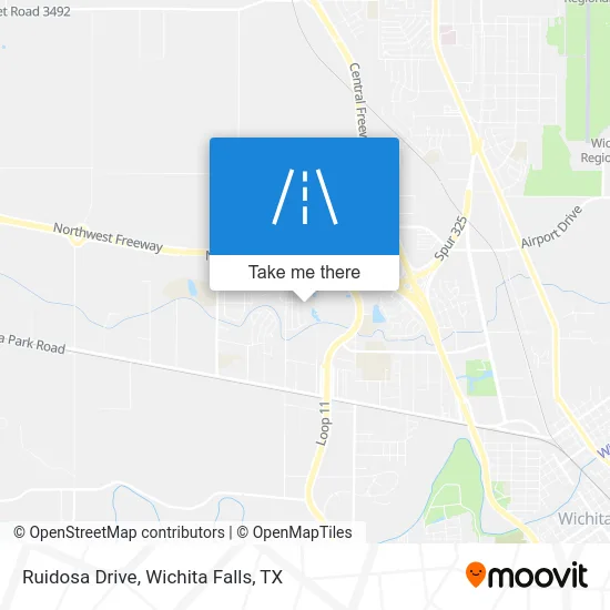 Ruidosa Drive map