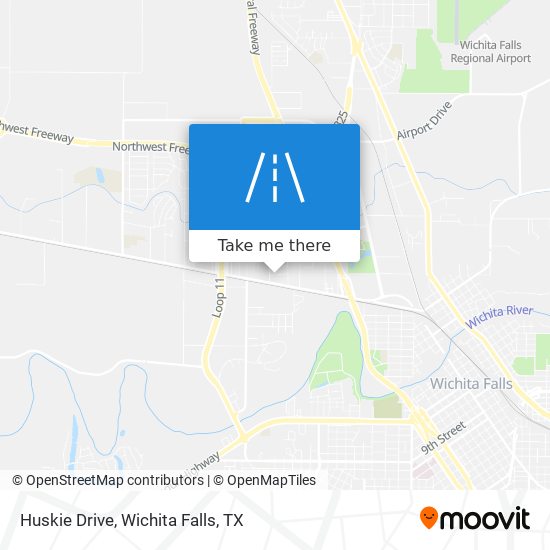 Huskie Drive map