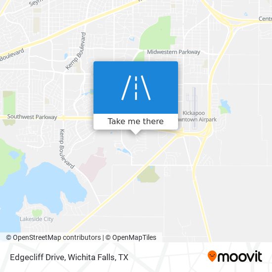Mapa de Edgecliff Drive