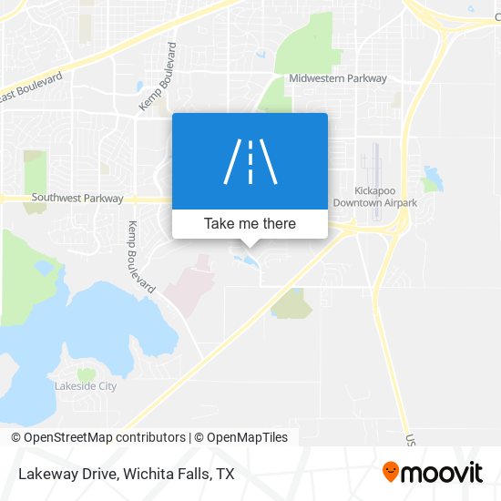 Mapa de Lakeway Drive