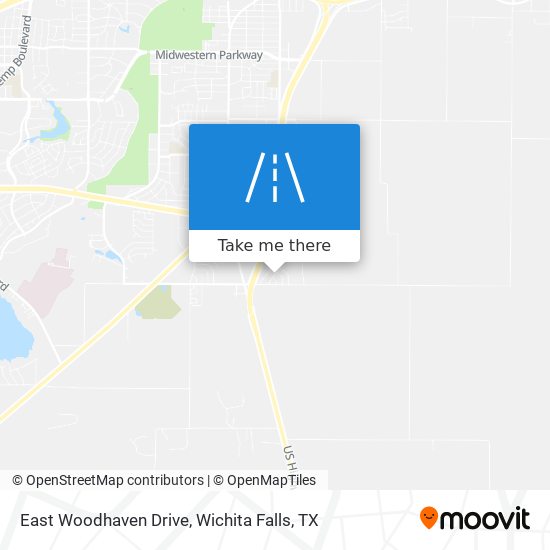 East Woodhaven Drive map