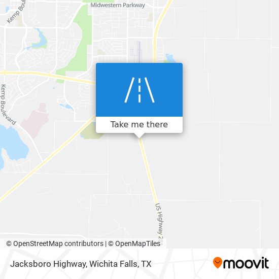 Jacksboro Highway map