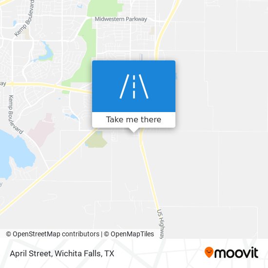 April Street map