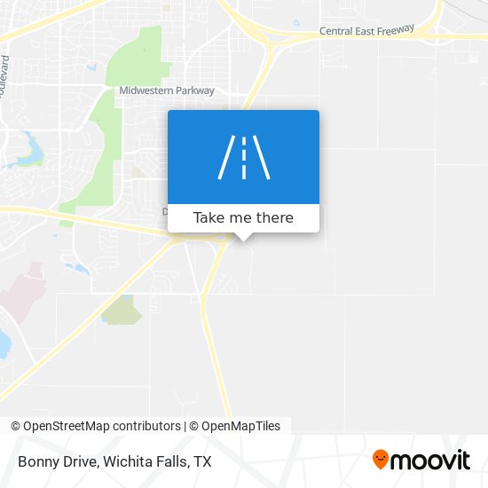 Bonny Drive map