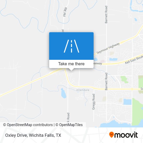 Oxley Drive map