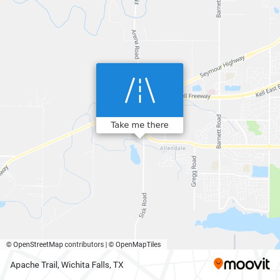 Apache Trail map