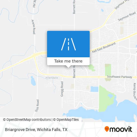 Briargrove Drive map