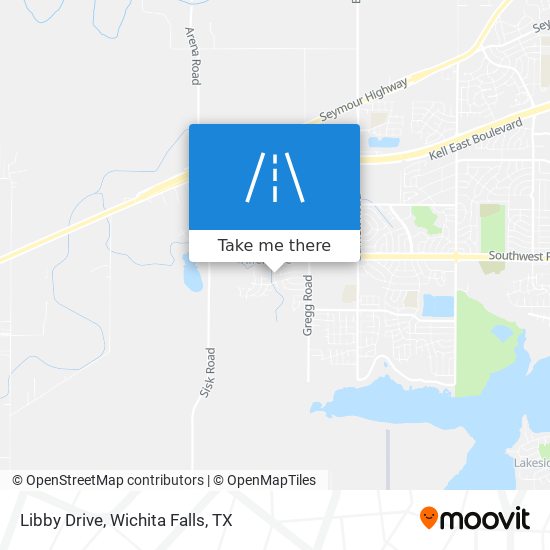 Libby Drive map