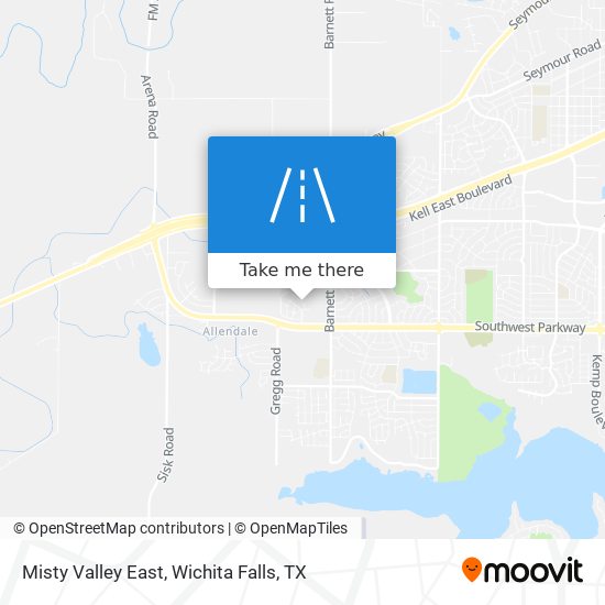 Misty Valley East map