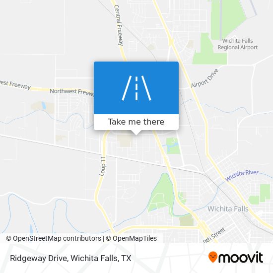 Ridgeway Drive map