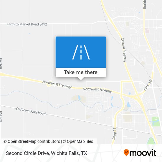 Second Circle Drive map