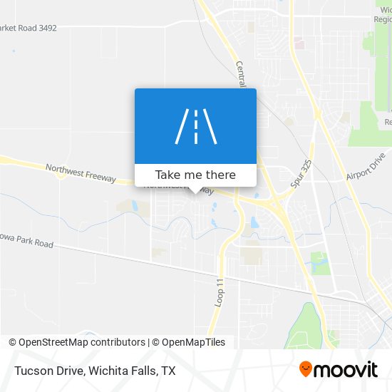 Tucson Drive map