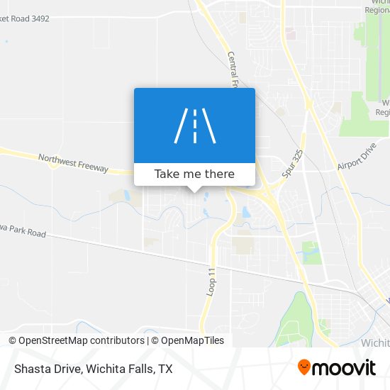 Mapa de Shasta Drive