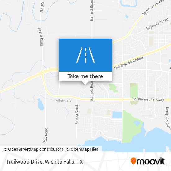 Trailwood Drive map