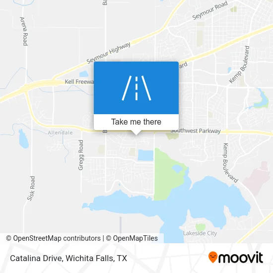 Catalina Drive map