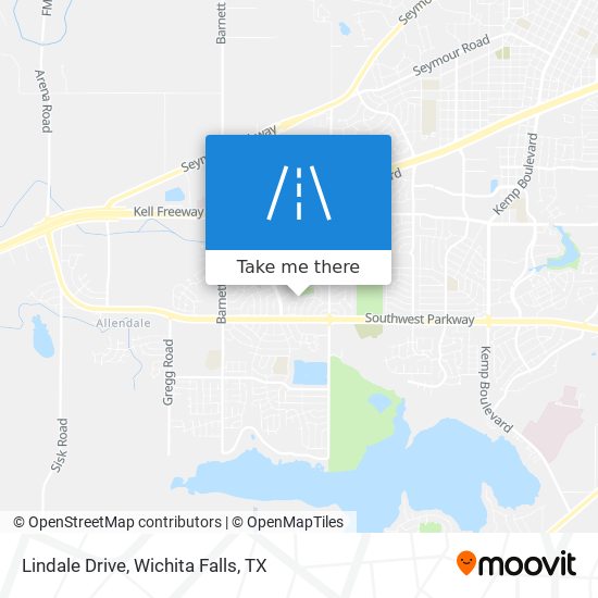 Lindale Drive map