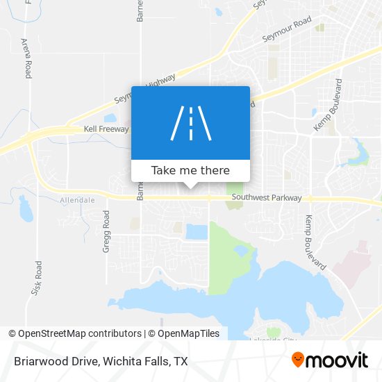 Briarwood Drive map